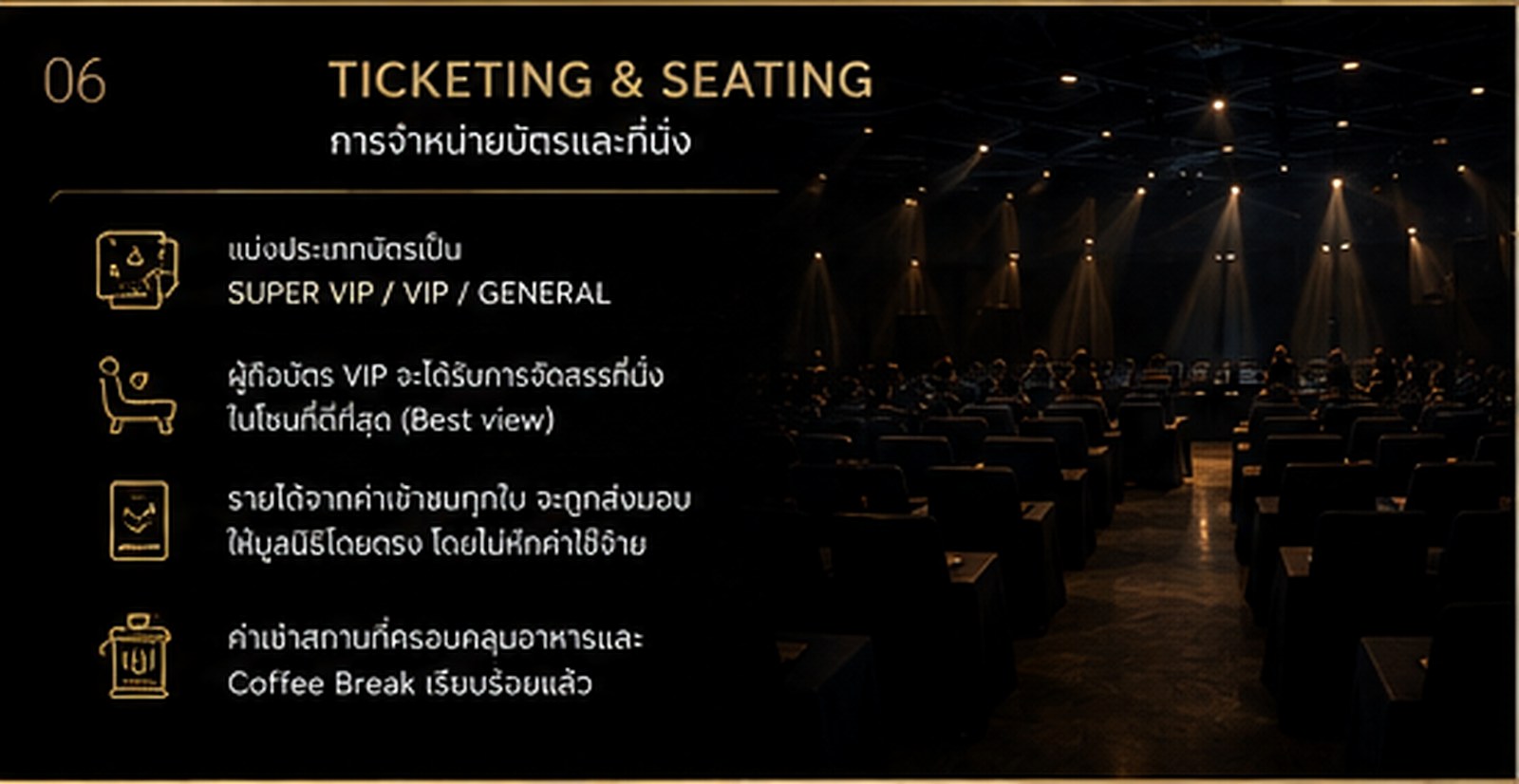 Ticketing atmosphere